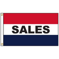 Sales 3' x 5' Message Flag with Heading and Grommets